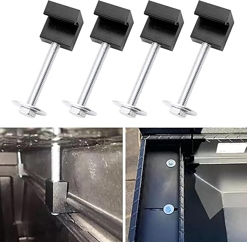 gunhunt Kit de herramientas de camión de 4 piezas, kit de montaje de camión de aleación de aluminio, kit de herramientas de camión con gancho en J,