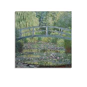 キャンバスプリントアート クロードモネ睡蓮の池 インテリア 額付き Amazon.co.jp: クロード モネ 『睡蓮の池』 ポスター キャンバス