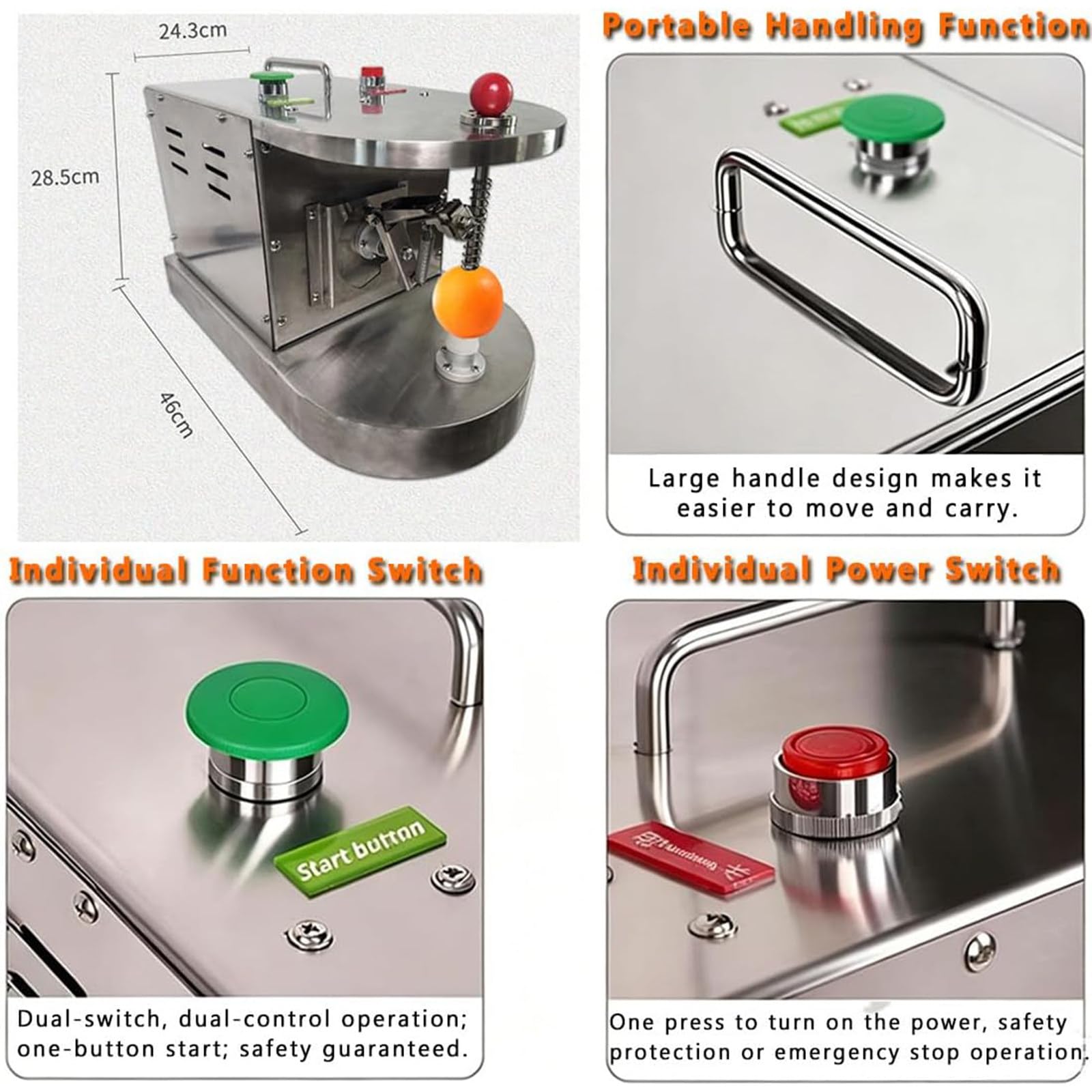 Gewerbliche Obstschälmaschine, Edelstahl-Schäler Für Den Hausgebrauch