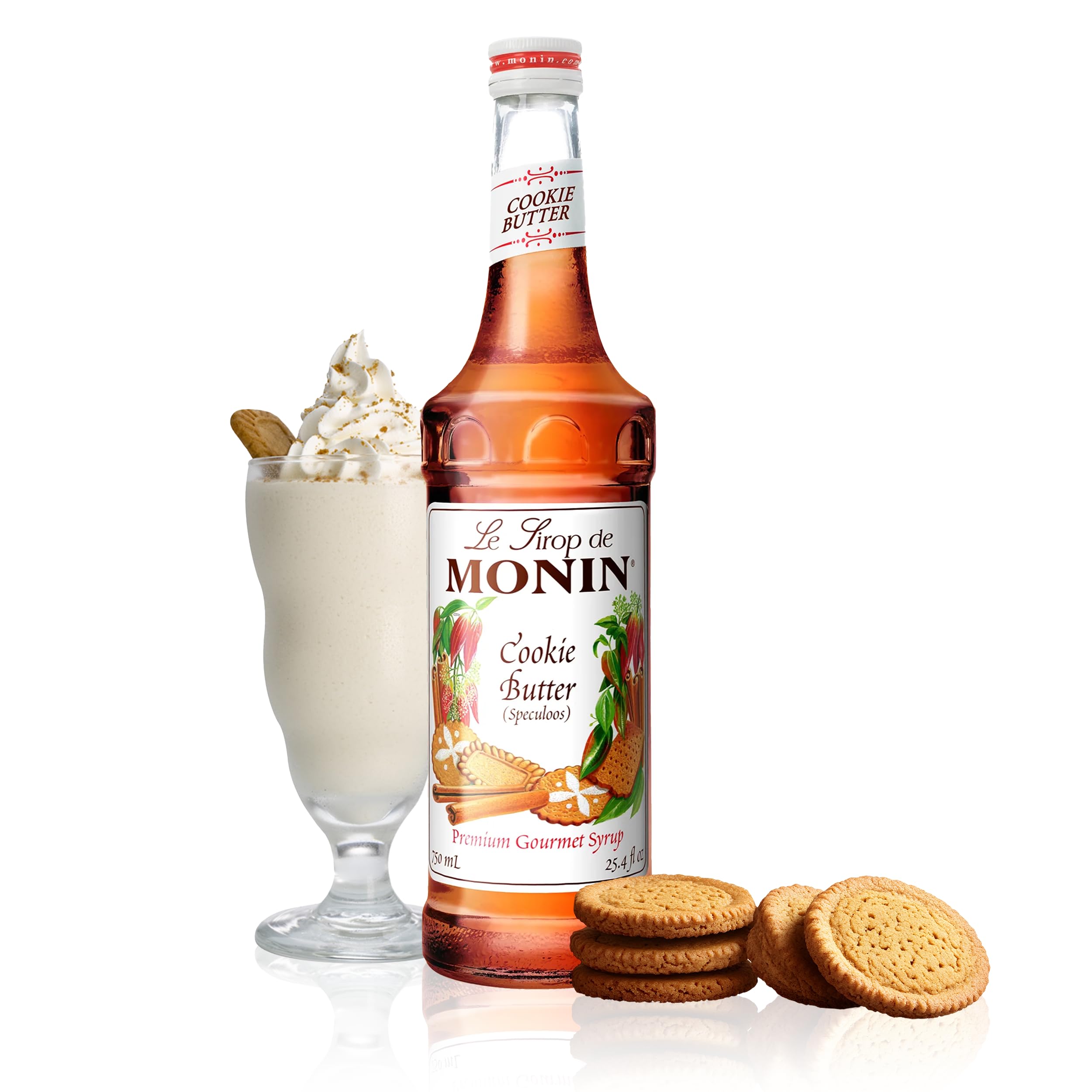 Monin Cookie Butter Syrup, 750 ml Bottle
