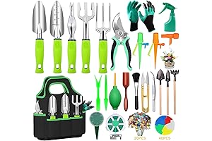 84 pcs Garden Tools Set, Gardening Gifts for Growing Lovers