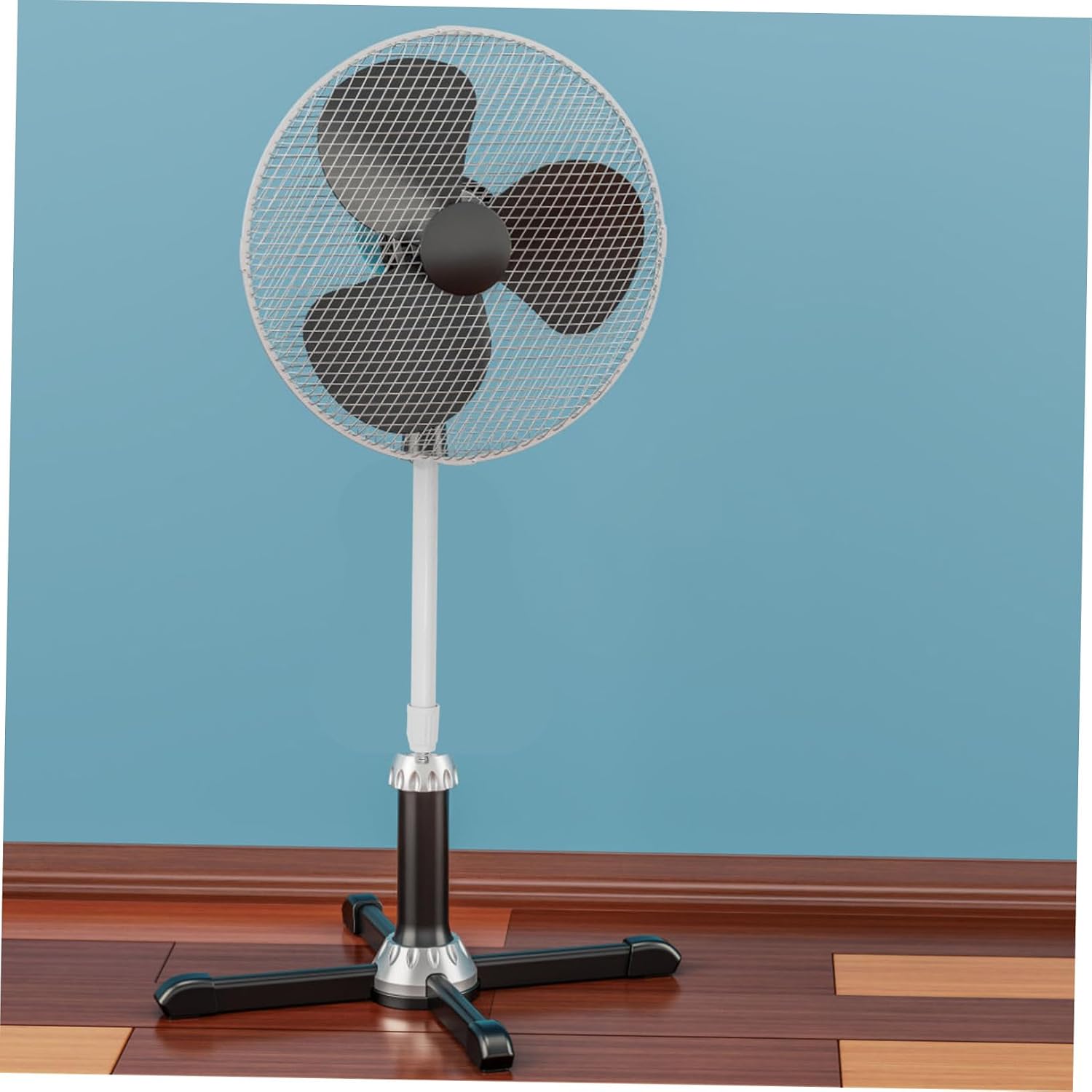 TEHAUX Standing Fan Support Pole Height Pedestal Fan Support Rod for Easy Installation Modern Design for Home Use