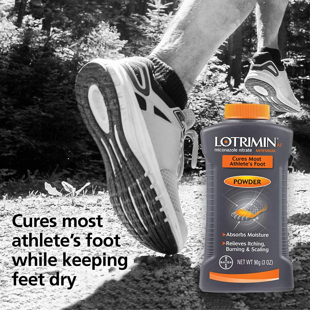 Lotrimin AF Athlete's Foot Antifungal Powder, Miconazole Nitrate 2