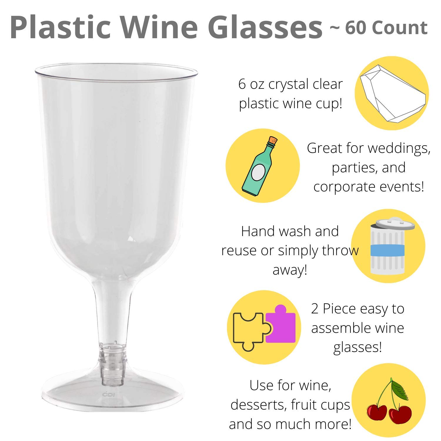 all purpose wine glass set Register American-Made Matchstick All Purpose Wine Glasses main image 0