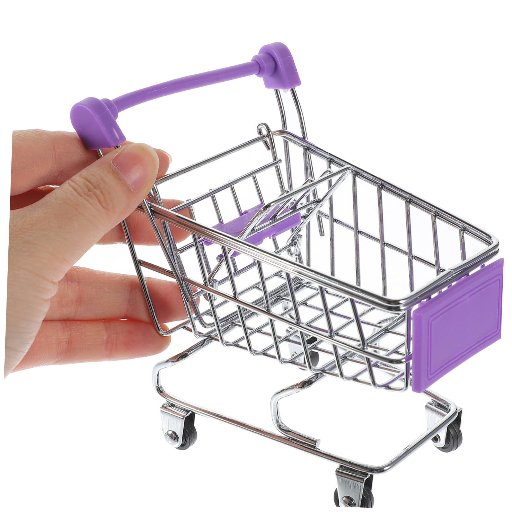 Mini Caddie Pliable JOINPAYA Mini Caddie Supermarché 2 Pièces - Jouet Poupée, Décoration Maison Miniature - 12cm Jouet Poupée Miniature