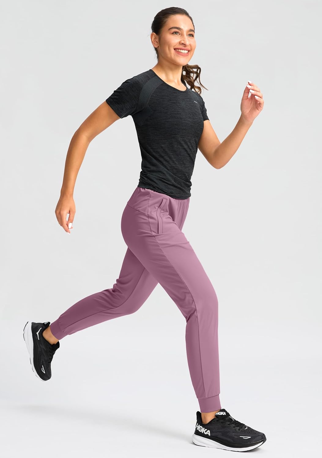 G Gradual Women's Joggers Pants with Zipper Pockets Tapered Running Sweatpants for Women Lounge, Jogging - Image 6