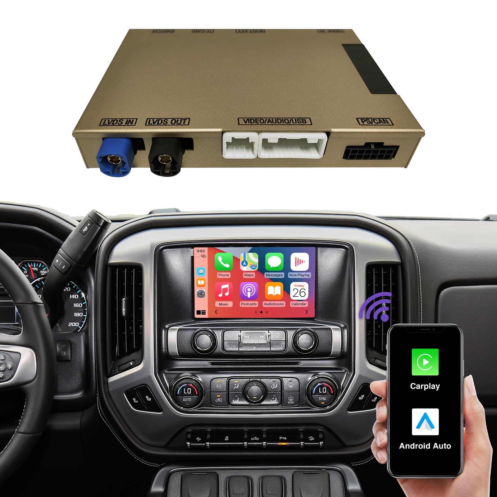 Wireless CarPlay & Android Auto Retrofit Module