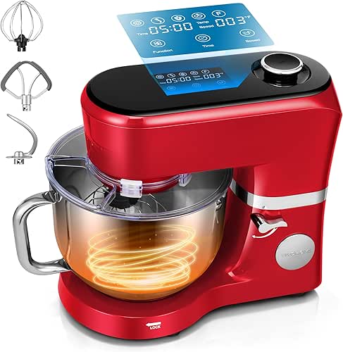 VIVOHOME Stand Mixer with Fermentation, One-Touch Presets Electric Dough Mixer