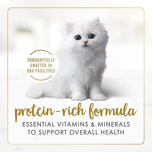 Miniatura 5 de Purina Fancy Feast - Paté húmedo sin granos para gatito, paquete variado de alimentos, (2) cajas de 12 unidades de 340 g, colección clásica de paté,