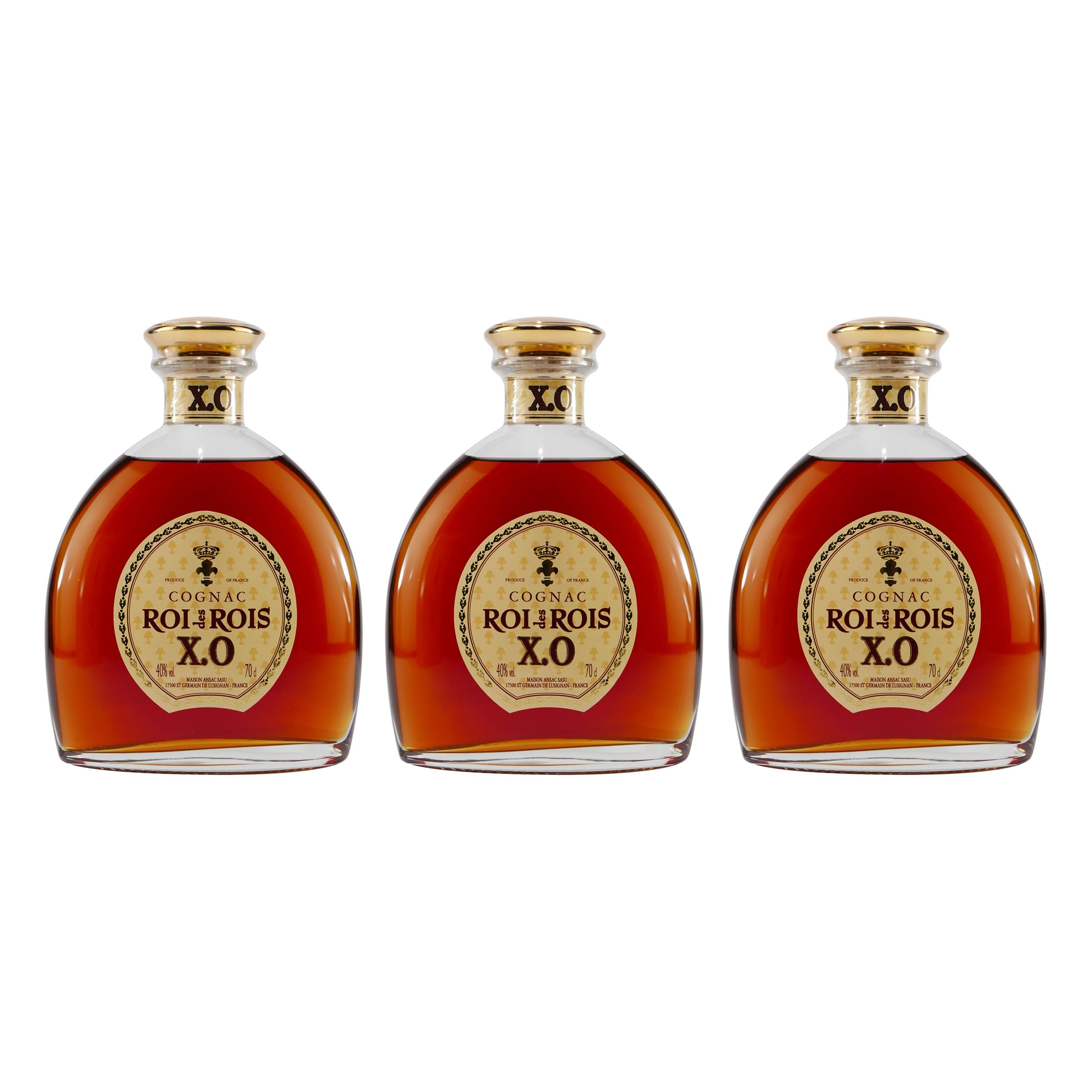 Roi des Rois Cognac X.O. (3 x 0.7L) : Amazon.de: Grocery