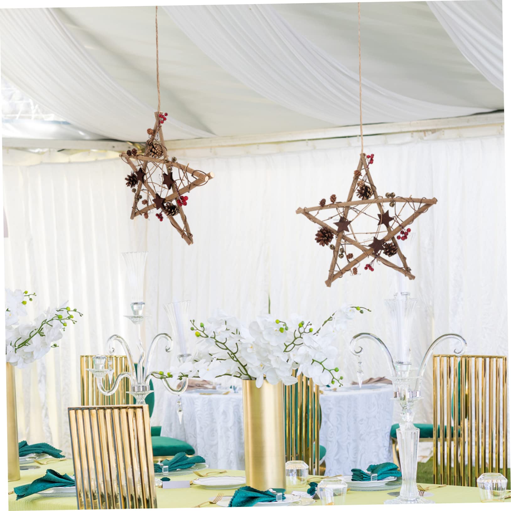 Decorazioni per Albero di Natale Forma di Stella Appendini per Albero di Natale Realizzato in Materiale Sicuro e Durevole Design Moda e Adorabile
