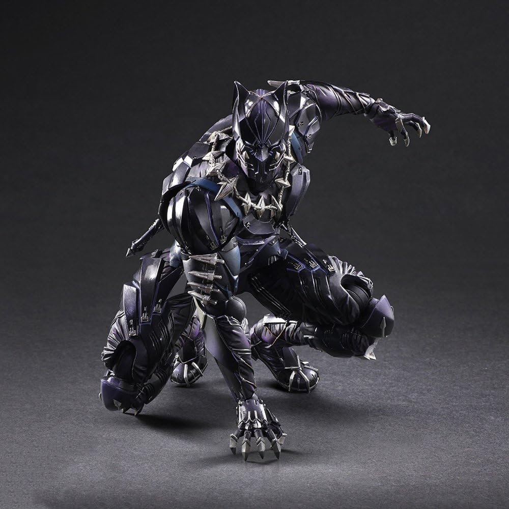 Square-Enix Abysse Corp_AFGSQX262 Marvel-Variant Play Arts-Kai-Black Panther, Multi Colour