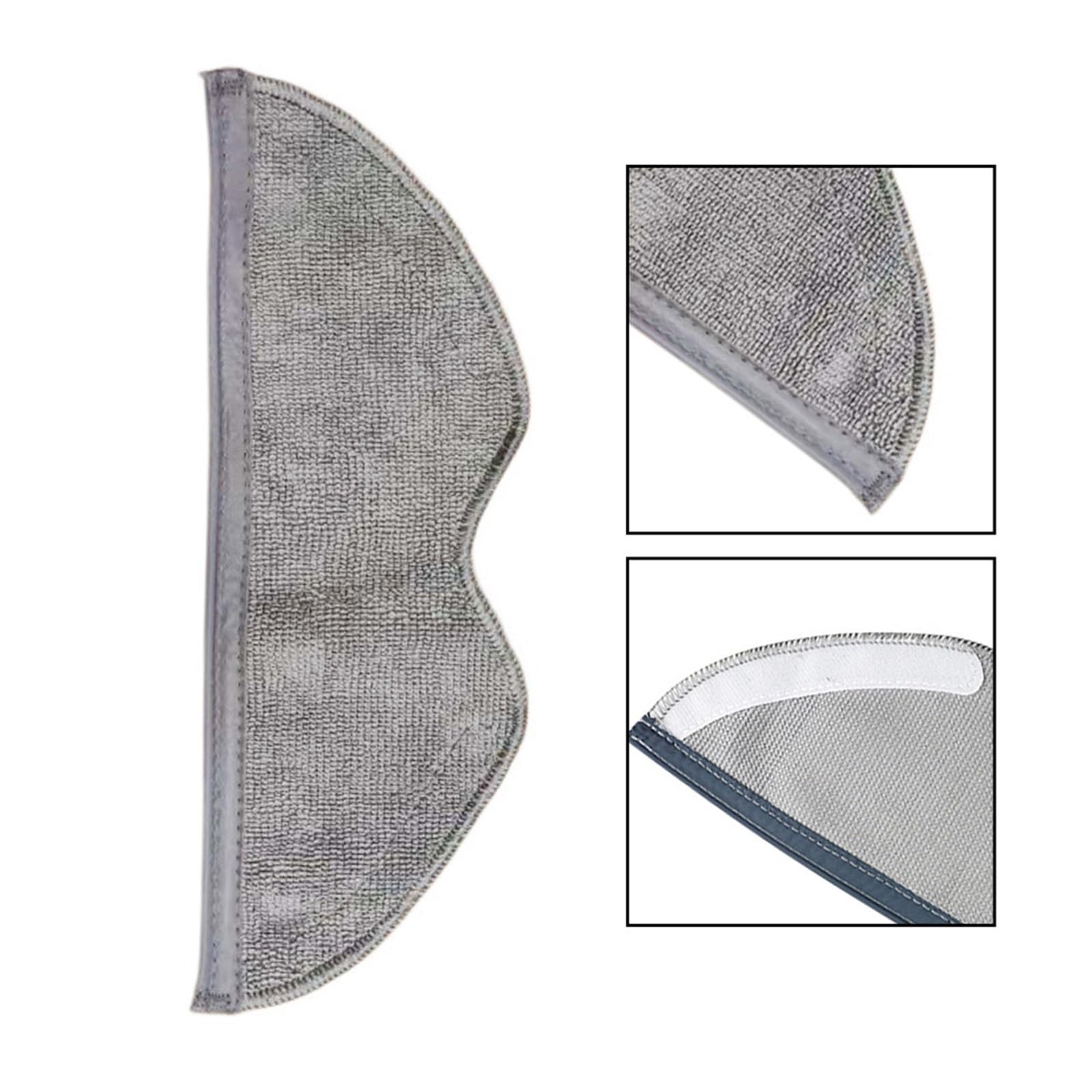 Panni for mop in microfibra da 2/4/6 pezzi, compatibili con XIAOMI, E5 | Robot aspirapolvere(Light green)