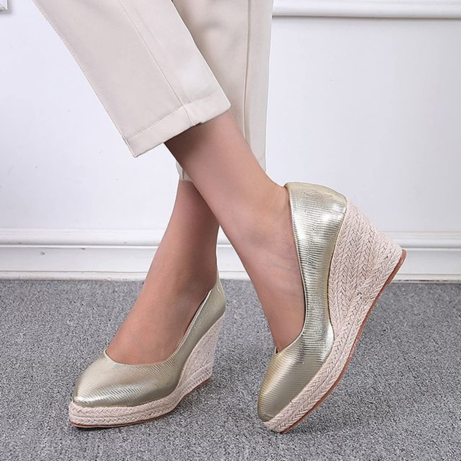 Sandalias Cruzadas Sandalia Cuña Comoda Mujer Zapatos de con de cuerda paja otoño nuevas alpargatas con punta en gruesa zapatos tacón sin cordones Sandalias Tacon Bajo Chanclas Mujer Comodas