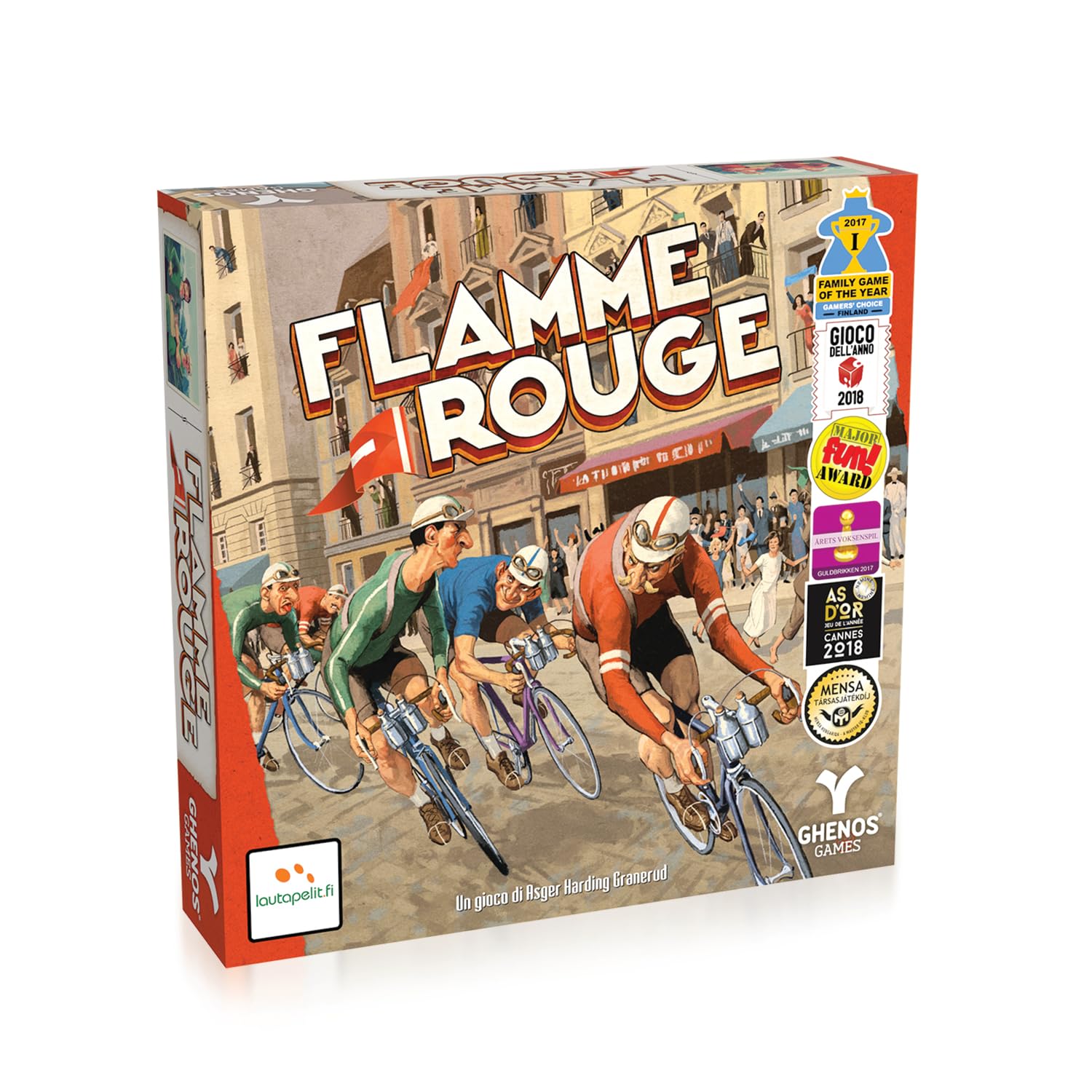 Flamme Rouge - Gioco da Tavolo - Gioco Competitivo per Adulti e Ragazzi dai 14 Anni - 2-4 Giocatori - Durata 30-45min - Edizione Italiana