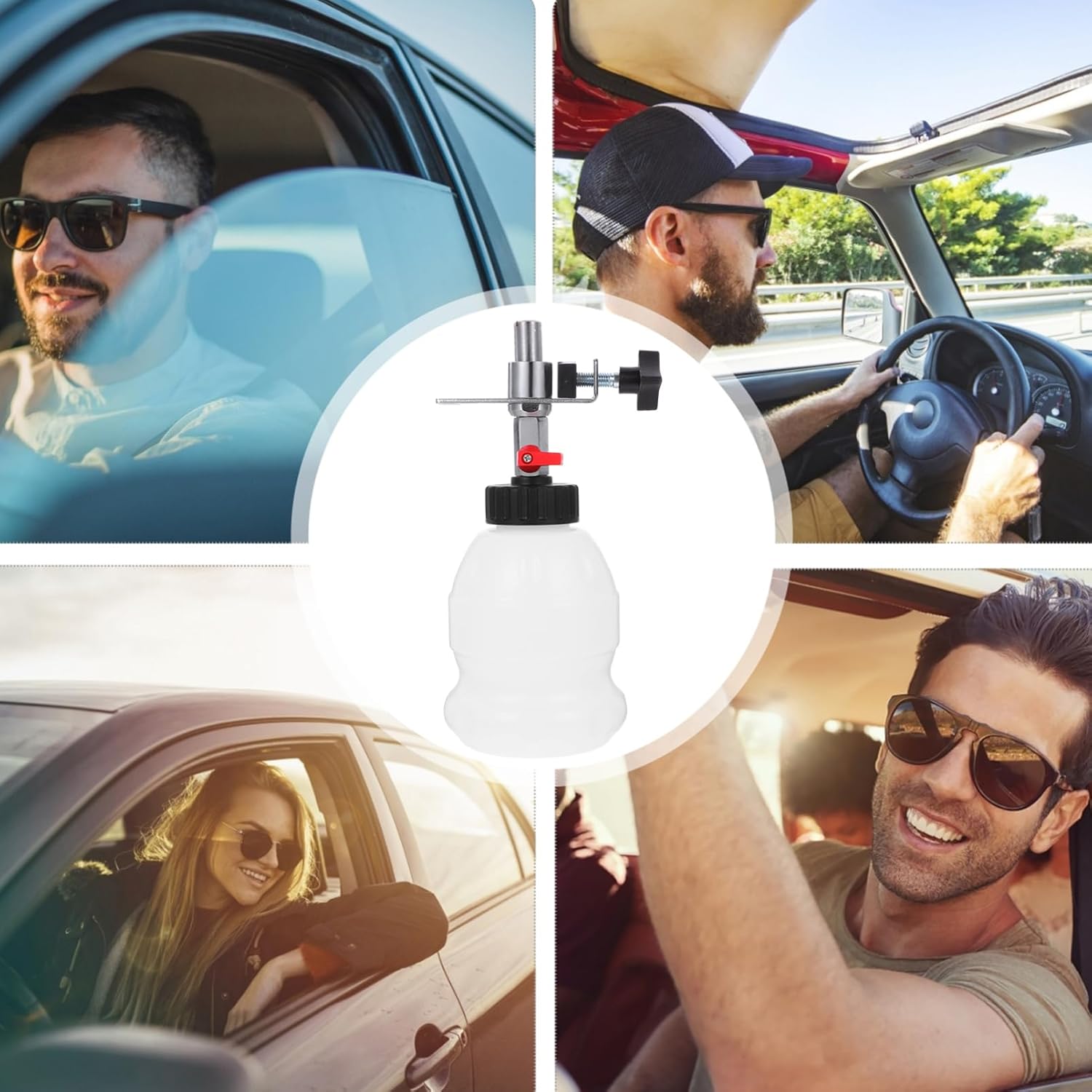 1L Brake Fluid Changing Pot Auto Brake Fluid Suction Device for Car Maintenance Replacement Tool