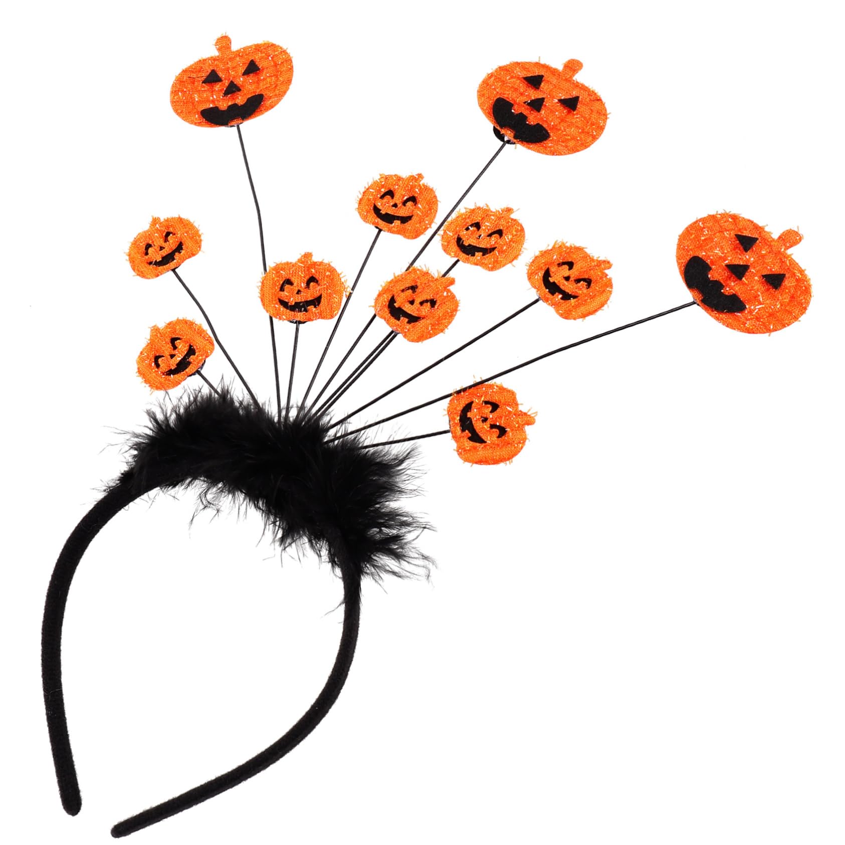 FUOYLOO Halloween Headpiece headgear clothes hair accessory for women cosplay adult costumes plastic unique pumpkin spiderverse costume Cosmetics cosplay headdress prop Headband decorate