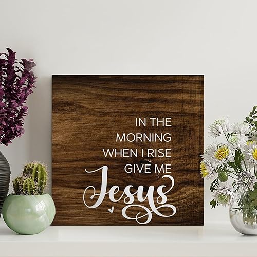 Miniatura 32 de Madcolitote Rustic Bible Verse Wood Signs Amazing Grace How Sweet The Sound Wall Art Retro Scripture Wood Plaque Farmhouse Wall Decor for Home Man