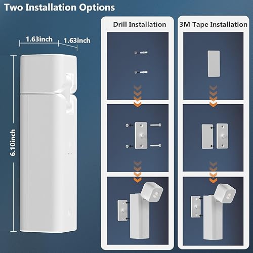 Miniatura 7 de Luces de pared recargables a pilas, lámpara de lectura LED regulable de 4000 mAh, luz nocturna con sensor de movimiento portátil, apliques de pared