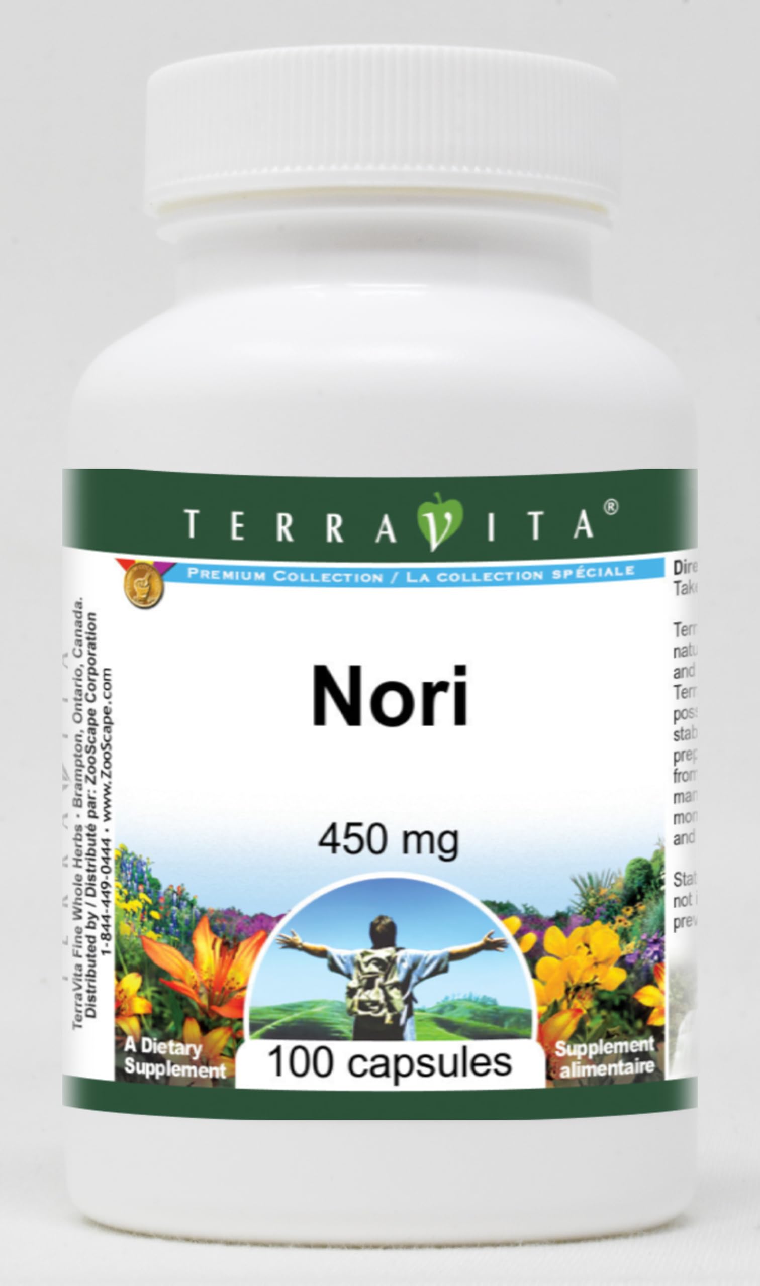 Amazon.com: Nori - 450 mg (100 Capsules, ZIN: 520942) : Grocery