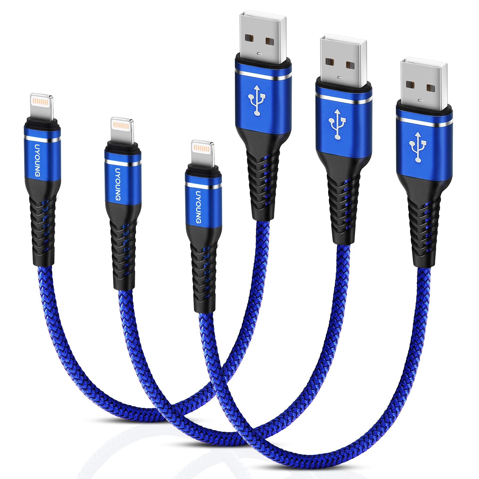 Amazon.co.jp: Lightning 充電ケーブル 0.3M 3本セット ライトニング 