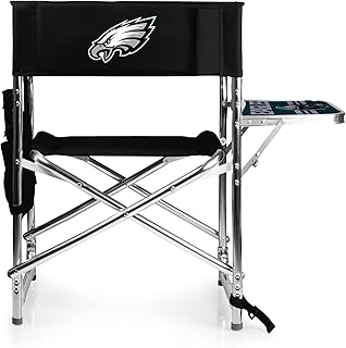 Picnic TIME NFL Unisex-Adult NFL Sports Chair with Side Table, Beach Chair, Camp Chair for Adults