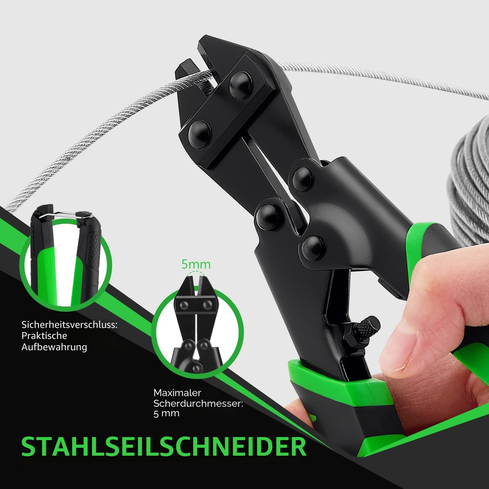 Besdiyart 70 Stück Stahlseil Set, 30M 3mm Drahtseil PVC beschichtetes 304 Edelstahlseil mit Drahtseilschneider, Drahtseilspanner Set mit Ösen Seilspanner zum Aufhängen