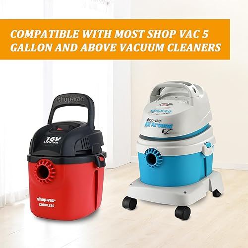 Miniatura 7 de 5 piezas de repuesto de filtro de espuma 90585 compatibles con aspiradoras Vacmaster & Genie Sh-op en seco y húmedo, filtro de espuma VF2001 para