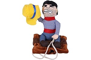 Filfeel Pet Dog Cowboy Costume: The Ultimate Bull Riding Dog Disguise