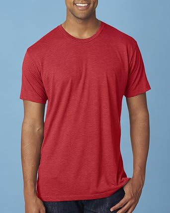 LogoUp Next Level 6010 Mens Tri-Blend Crew Tee Vintage Red XX-Large
