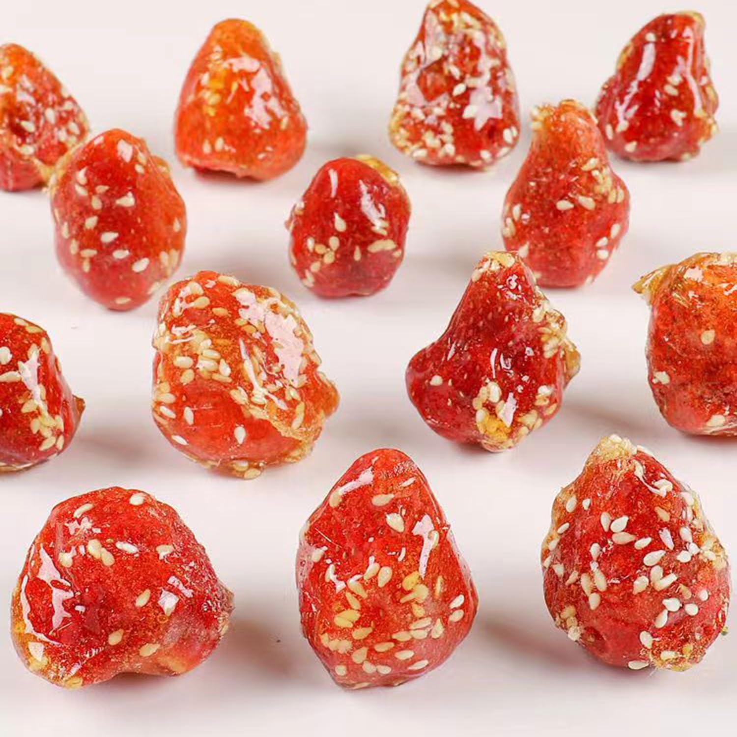 Amazon.com: Rock Sugar Strawberry Crispy 4.4 oz Dried Strawberries