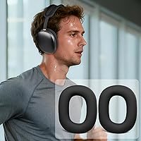 Vista 5 de SOULWIT Funda de silicona a prueba de sudor para AirPods Max, ajuste cómodo para ejercicio en el gimnasio, fácil de limpiar, sin pérdida de calidad