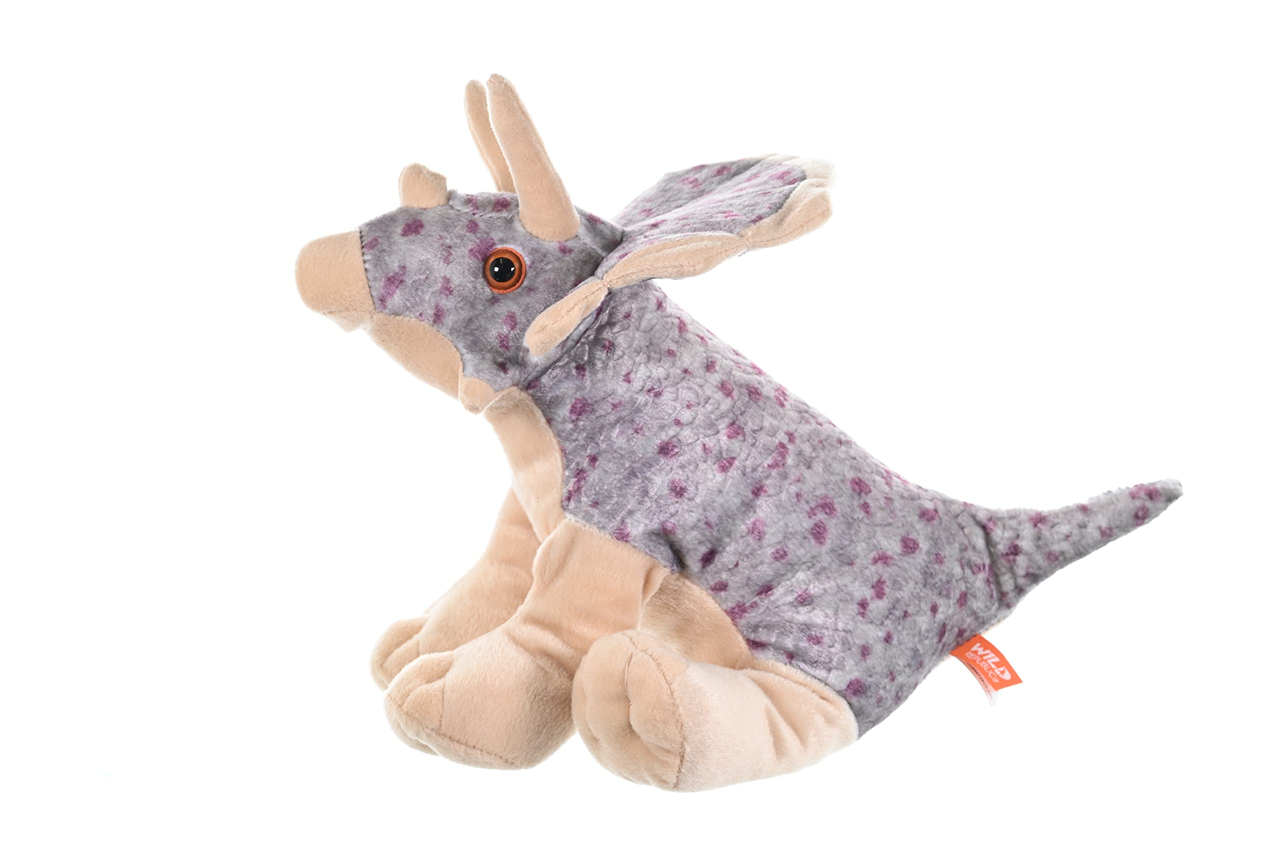 Wild Republic Triceratops Plush, Dinosaur Stuffed Animal, Plush Toy, Gifts For Kids, Cuddlekins 12", Multicolor, Model:10960 - Image 5