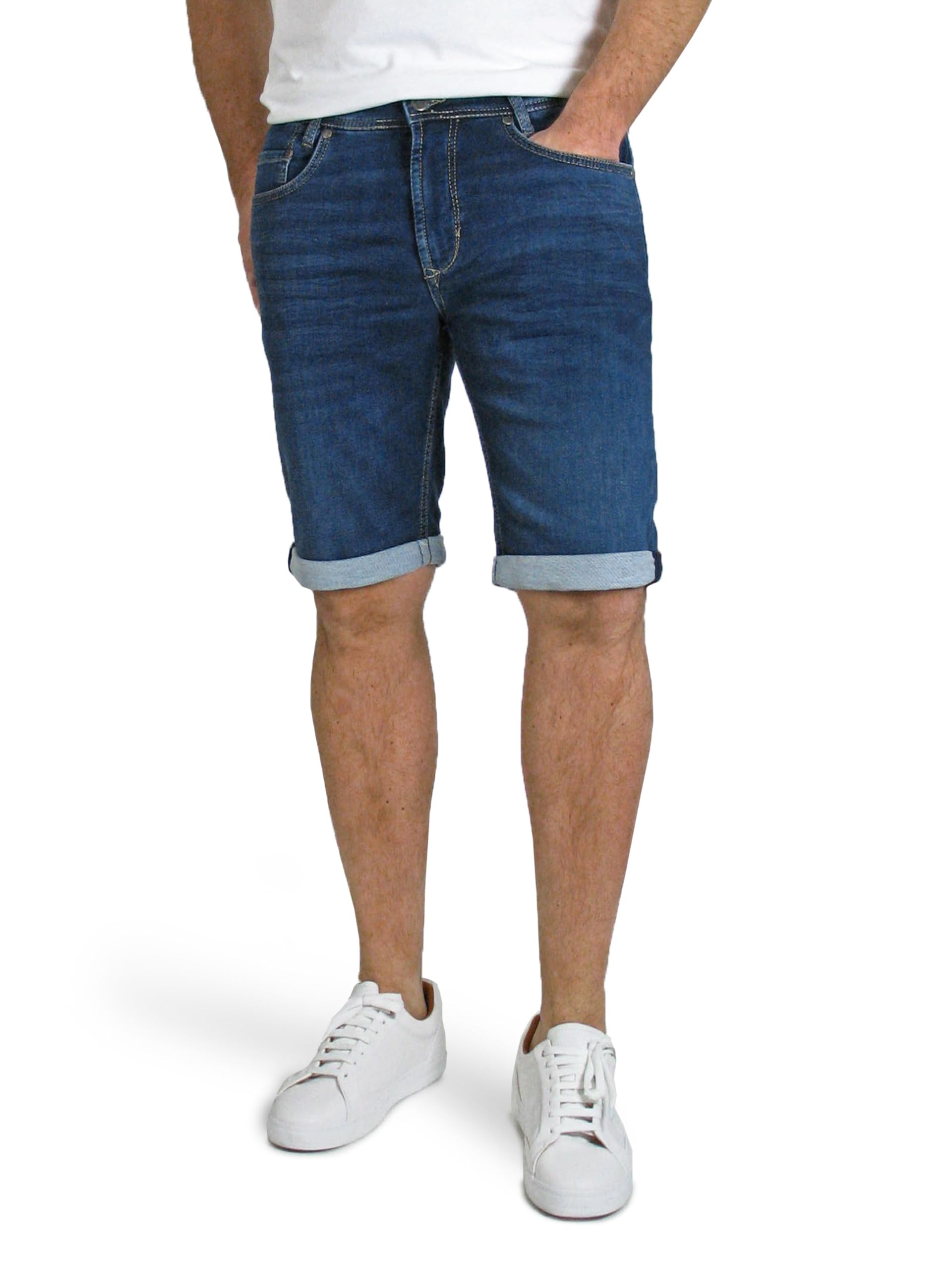 MAC Jeans Herren Jog'n Jeans Light Sweat Denim Bermuda Shorts