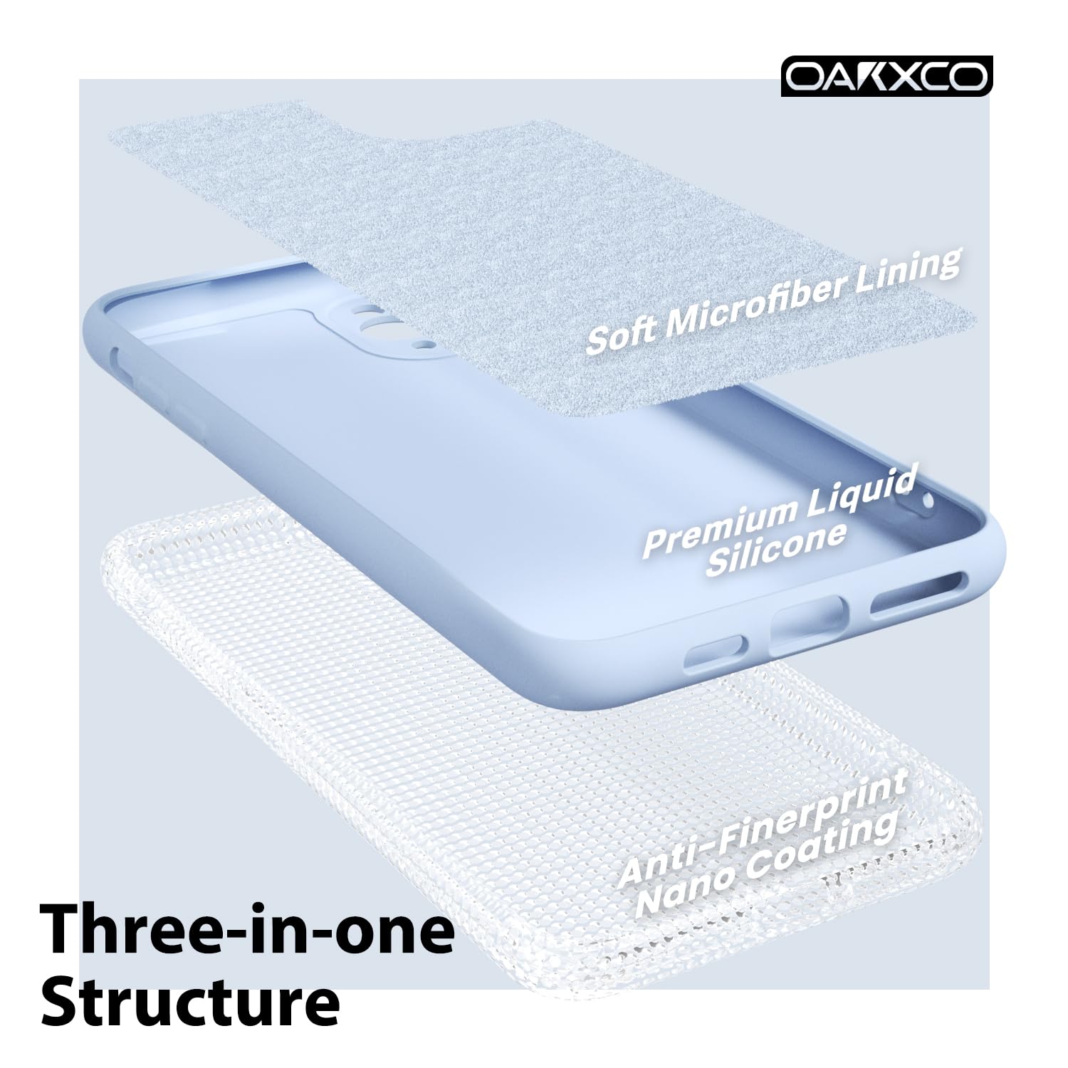 oakxco for iPhone 16 Pro Max Case Liquid Silicone, Soft Rubber Gel Elegant Aesthetic Basic Simple Cover, Cute Thin Slim TPU Matte Solid Color Plain Smooth Case for Women Girl, Light Pink — view 1422