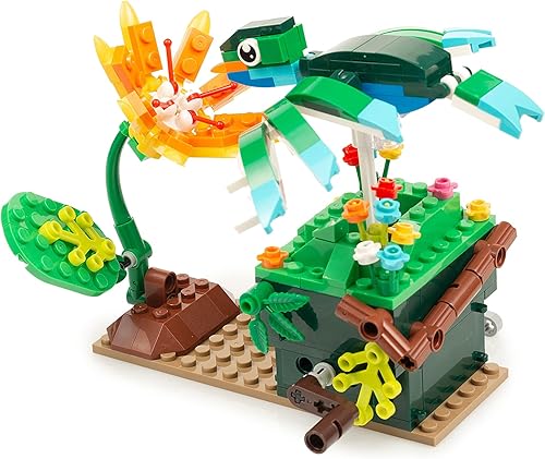 Miniatura 9 de Brick Loot Mini City Flower Shop - Juego de construcción de 226 piezas de arquitectura Street View para adultos y niños mayores de 6 años,