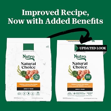 Nutro Natural Choice Dry Dog Food, Adult Dog Food Dry Chicken and Brown Rice Recipe, 30 lbs.
