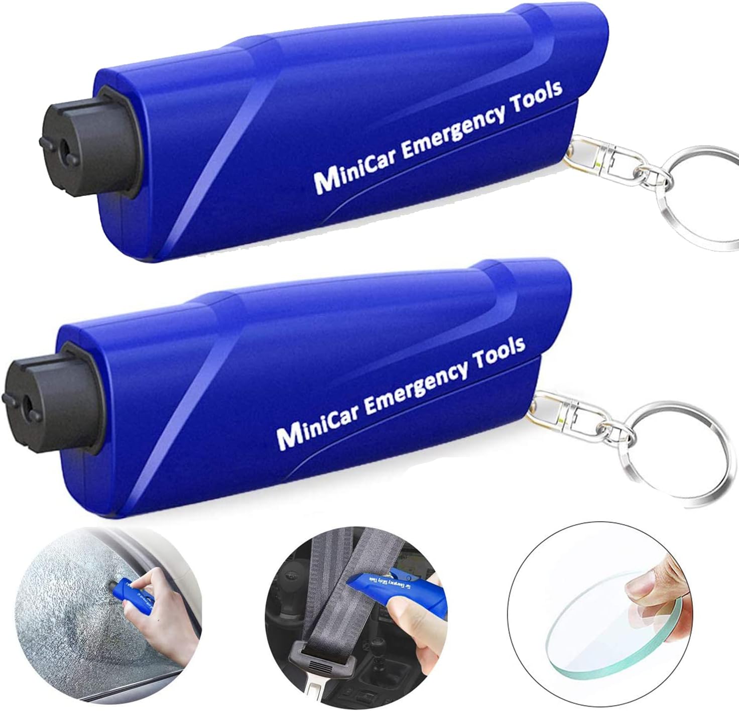 WHOHAO 2 Pack Car Window Breaker and Seat Belt Cutter, Emergency