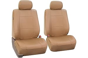 Tan Faux Leather Car Seat Covers As a Gift for Friends
