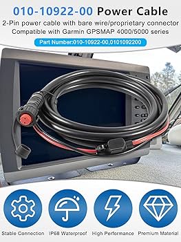 Amazon | yourour 010-10922-00 2ピン電源ケーブル交換用 Garmin