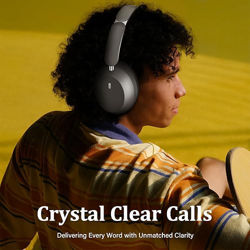 Miniatura 6 de Wentronic Y04 Auriculares Bluetooth Auriculares inalámbricos con cancelación activa de ruido sobre la oreja 48 horas de reproducción Auriculares