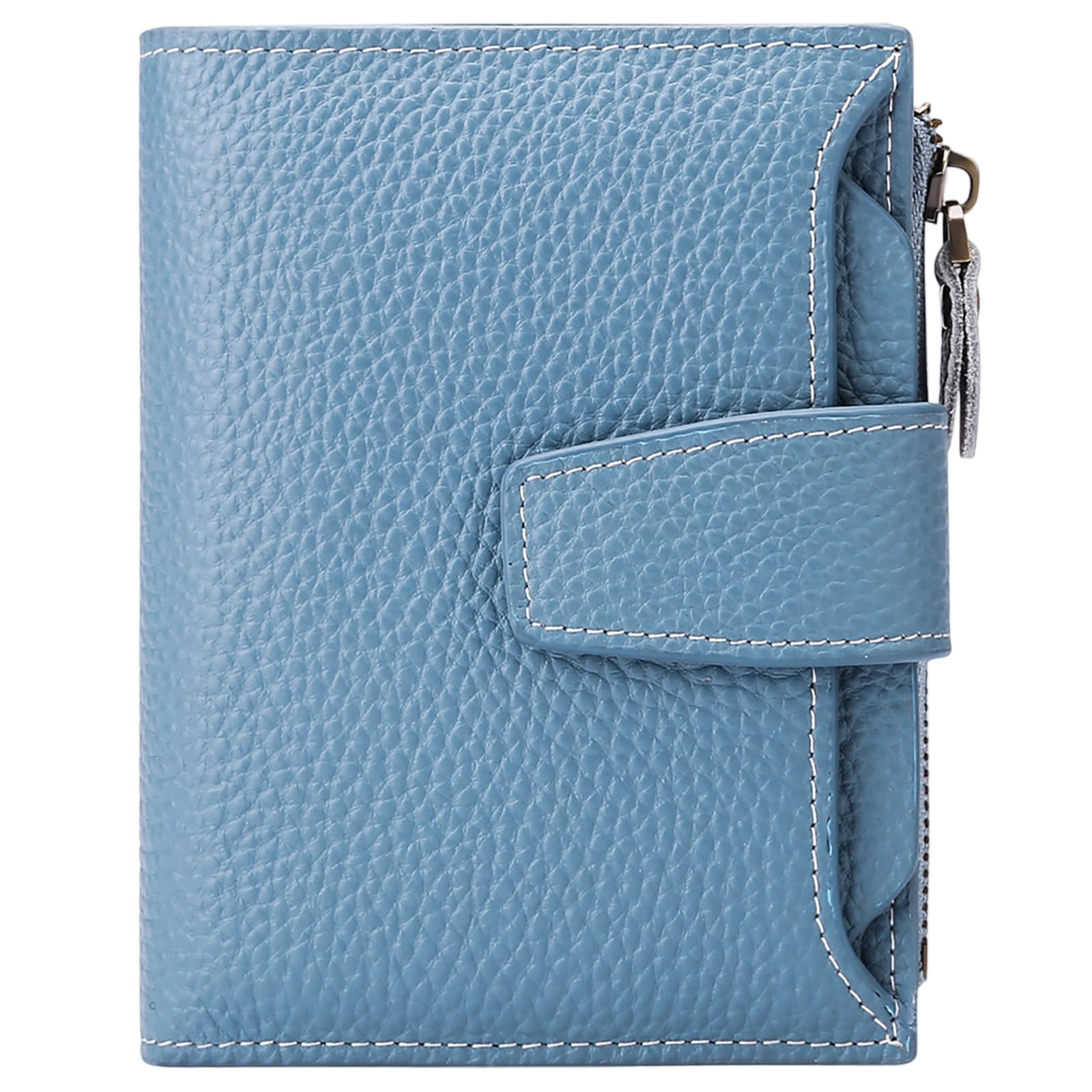 SENDEFN Portafoglio Donna in Pelle Vera Piccolo Portamonete Cute con Cerniera 14 Carte Portafoglio Donna Pelle con Tanti Scomparti