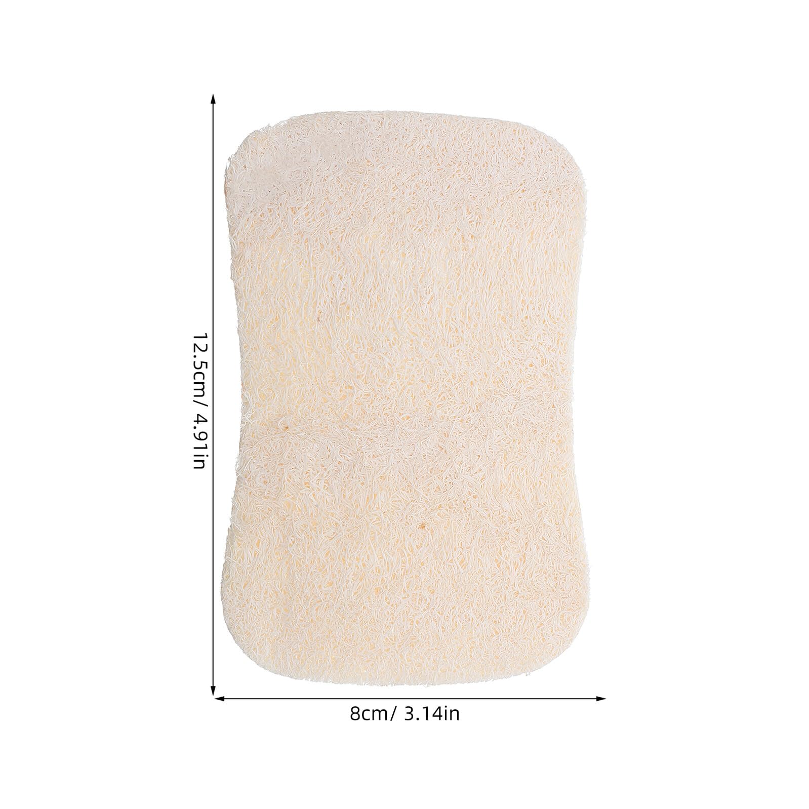 20 Esponjas de Lufa Naturales para Cocina, Cepillo Vegetal para Lavar Platos y Ollas, Fibra Rápida Secado y No Raya, Adecuado para Uso Doméstico