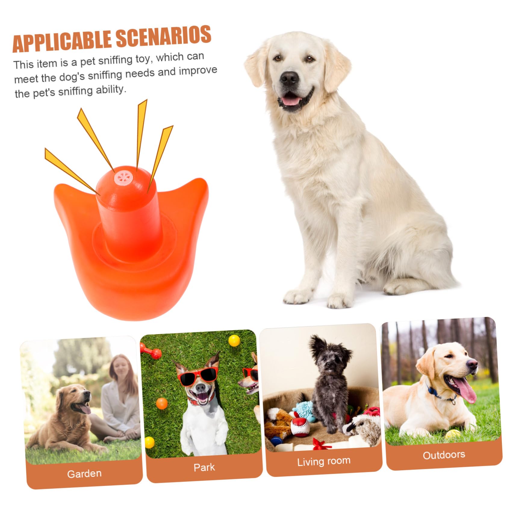 SUPVOX Mouth Shaped Dog Plaything 3 Pack Interactive Chewing Puppy for Exercise and Mental Stimulation Pet Accessory - Image 2