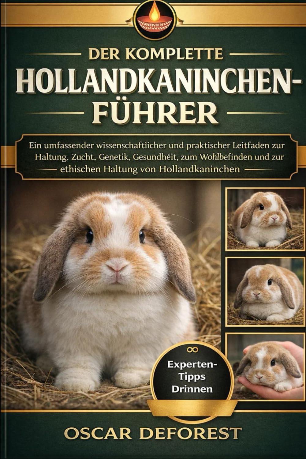 DER KOMPLETTE HOLLANDKANINCHEN-FÜHRER: Ein umfassender wissenschaftlicher und praktischer Leitfaden zur Haltung, Zucht, Genetik, Gesundheit, zum ... zur ethischen Haltung von Hollandkaninchen