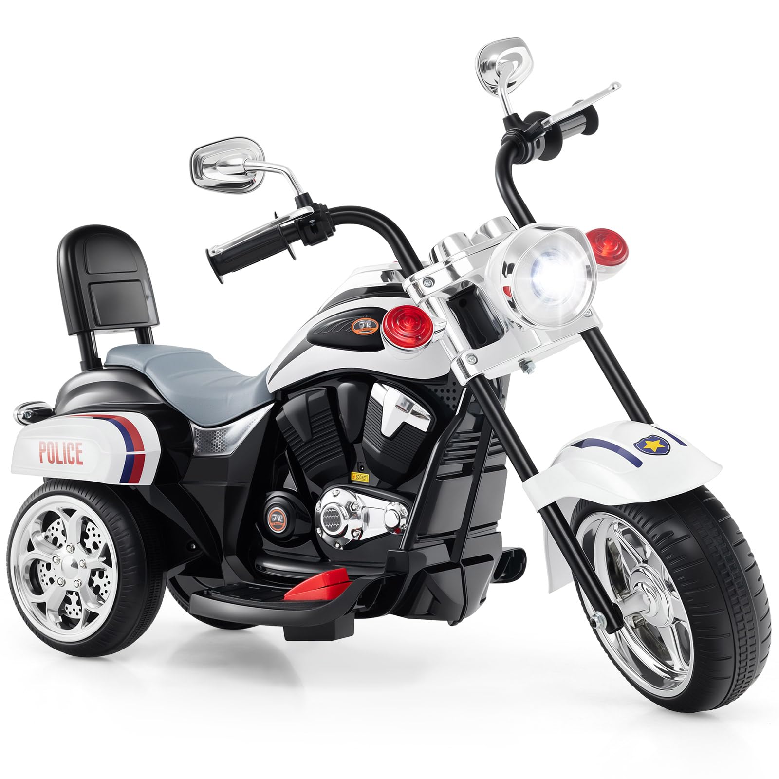 Amazon.com: HONEY JOY Kids Motorcycle, Police Ride On Toy for