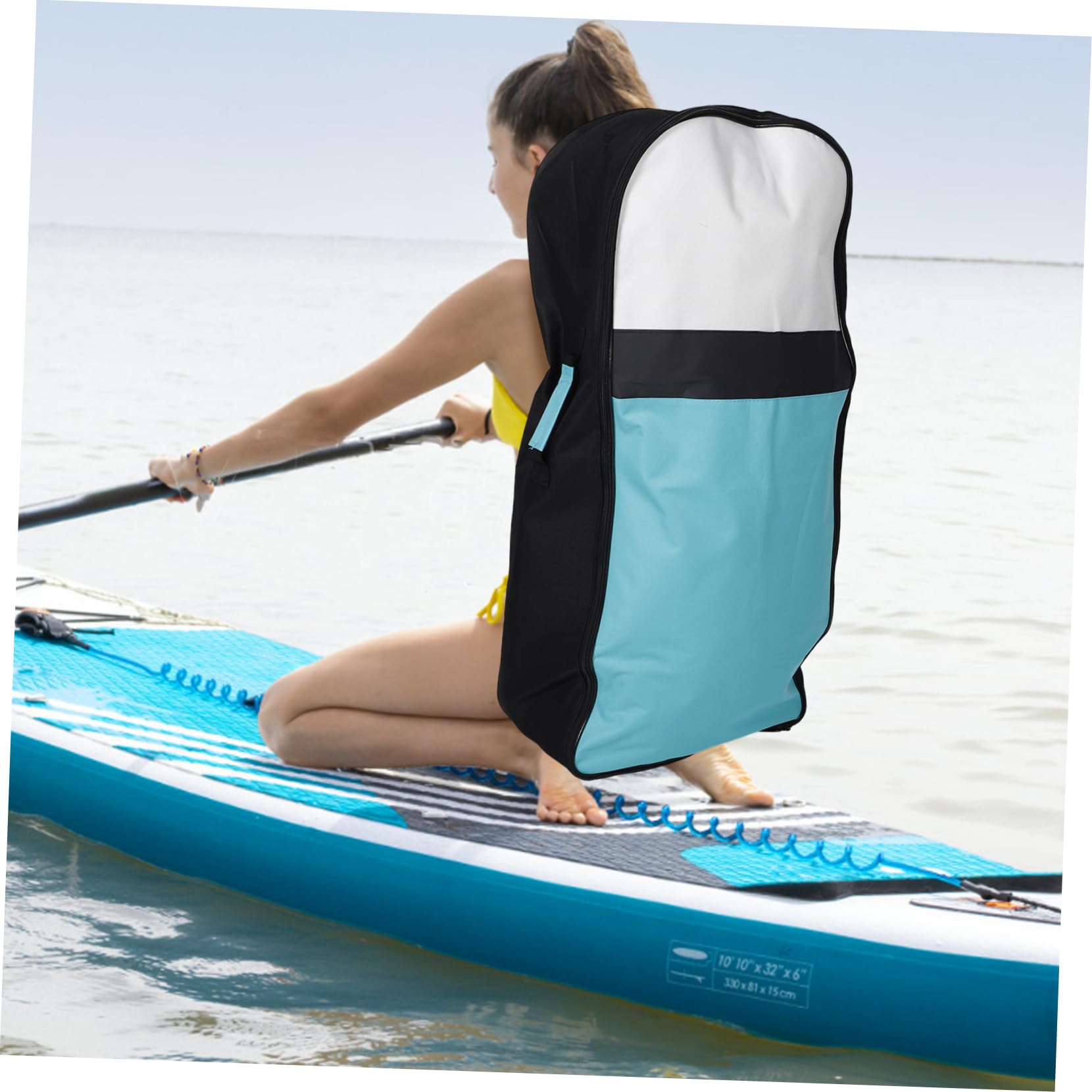 TOYANDONA Aufblasbares Surf Bodyboard Rucksack Oxford Gewebe Ergonomisch Leichter Paddleboard Rucksack Für Anfänger Strand Pool