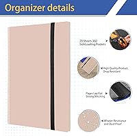 Vista 4 de Carpeta de tarjetas coleccionables de 9 bolsillos, libro de tarjetas premium para 360 tarjetas, álbum de tarjetas resistente para tarjetas