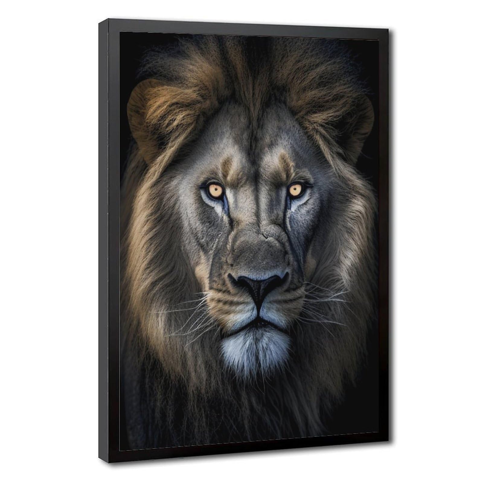 Bareronor Majestic Lion Canvas Poster for Dorm Room Decor Gift