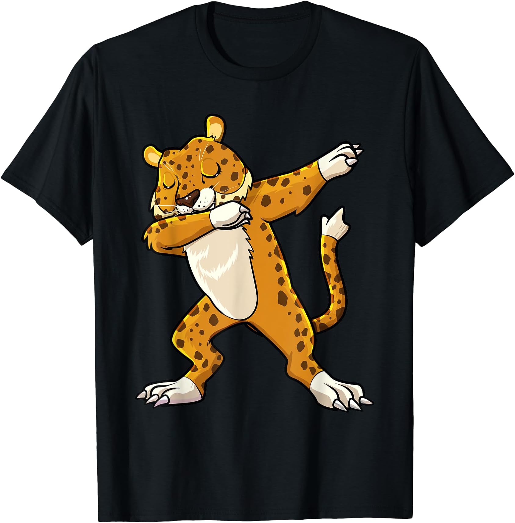 Cool Dabbing Animals Gift ShopDabbing Jaguar Safari Animal Cat Lover Men Women Kids T-Shirt